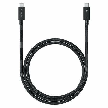 SATECHI Thunderbolt 4 Pro Type A To Type C Cable 3.1ft, Black ST-YTB100K